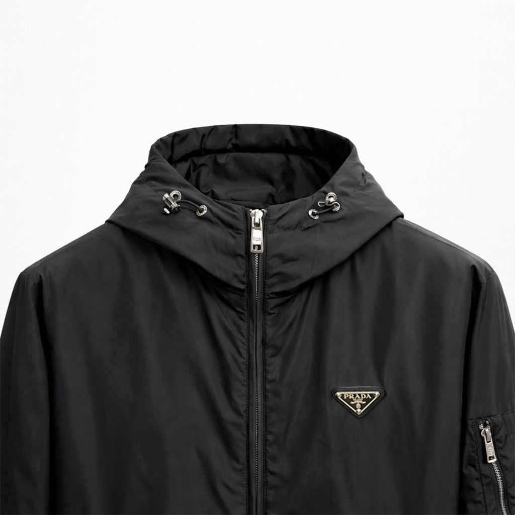 Re-Nylon Hooded Zip Jacket