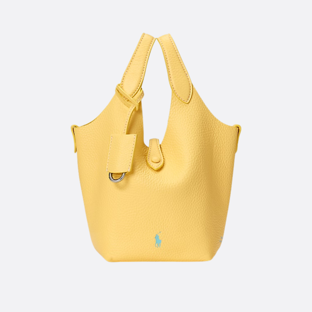 Polo Play Small Leder Tote & Crossbody Bag