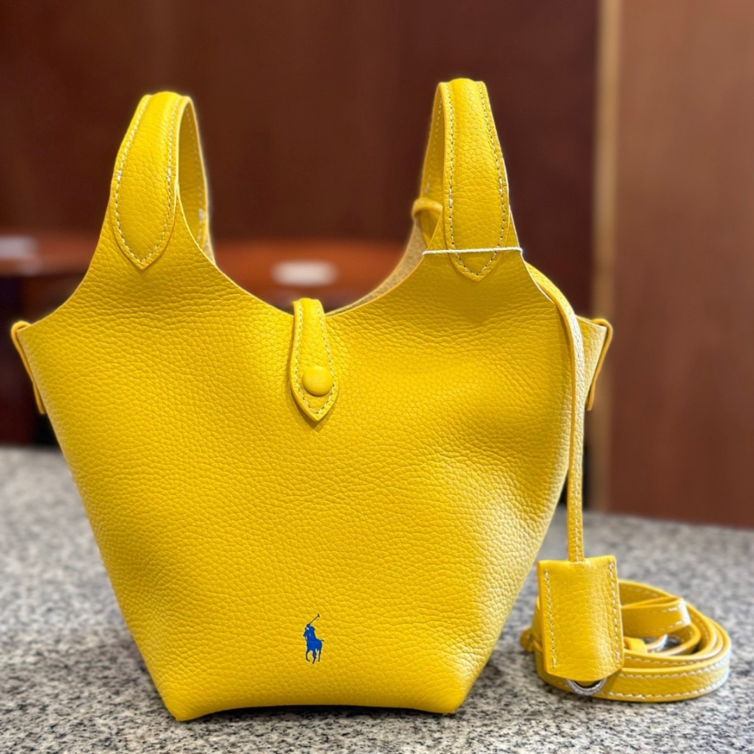 Polo Play Small Leder Tote & Crossbody Bag