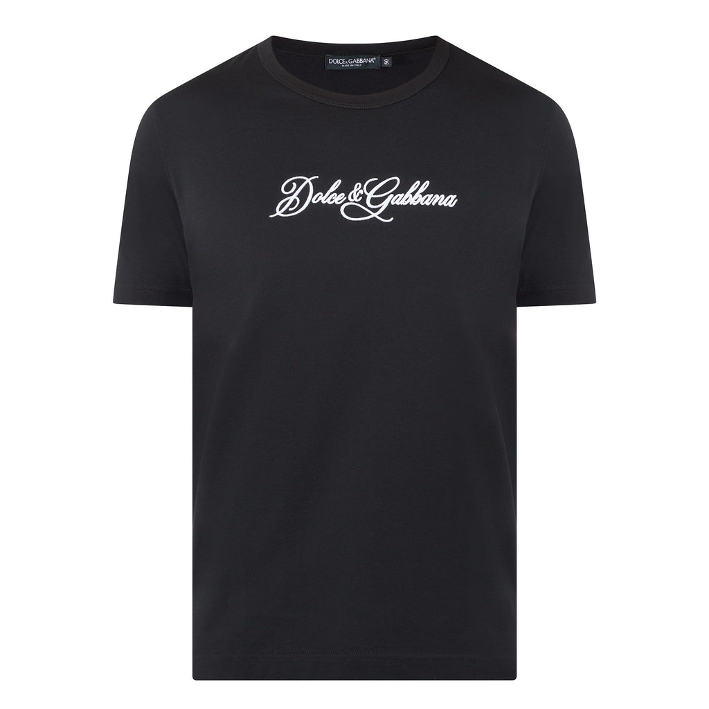 Logo Embroidered Short-Sleeved T-Shirt