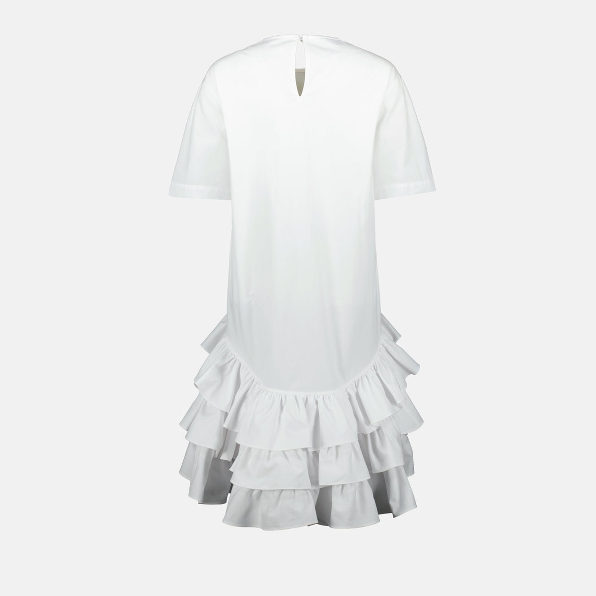 Ruffled Hem T-Shirt Dress