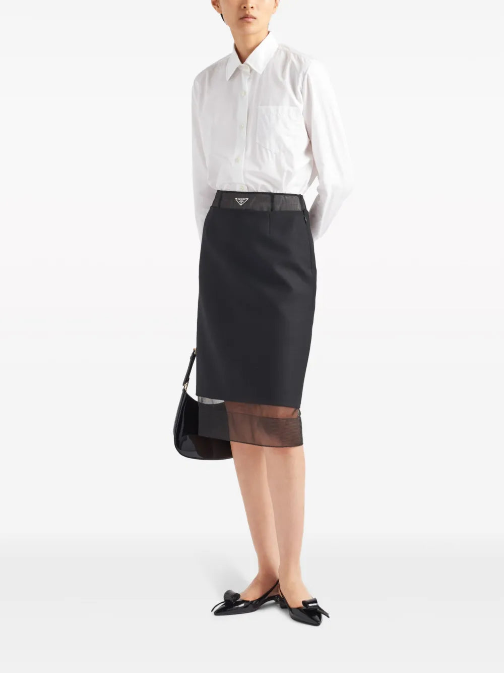 Wool and Crinoline Skirt