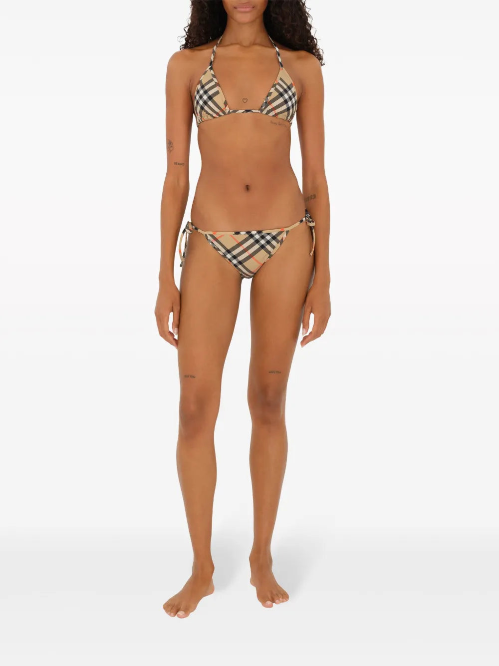 Checked Bikini Bottom