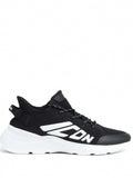 Embossed-Logo Knit Sneakers