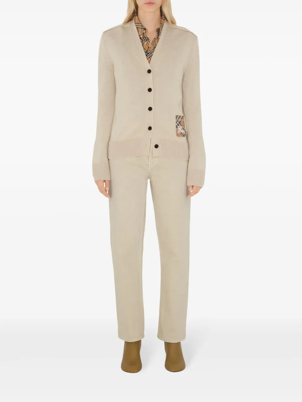 Beige Cavalier Cardigan