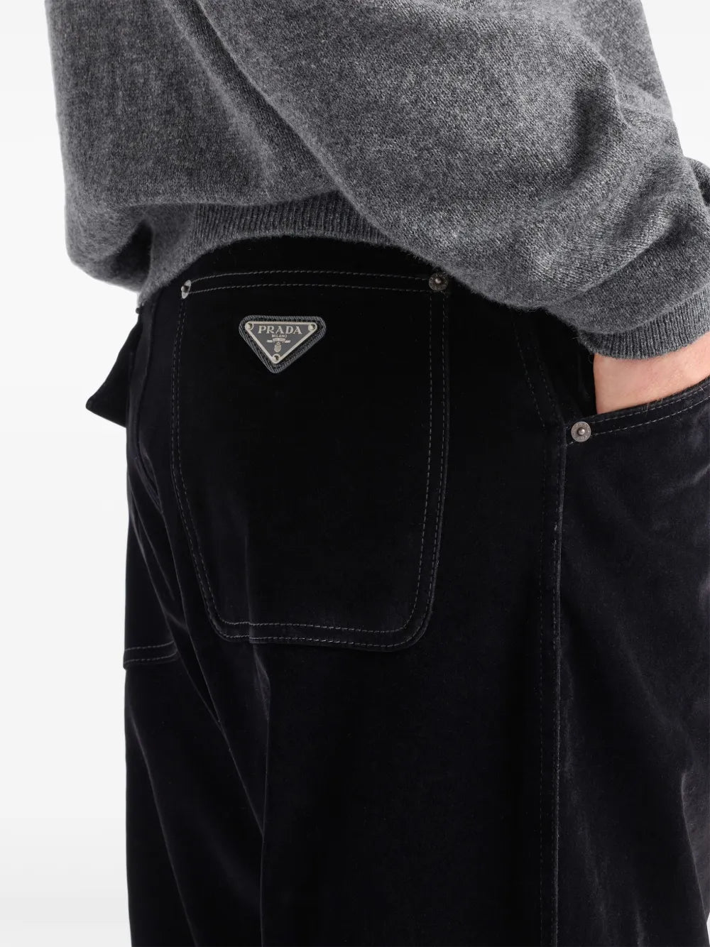 Velvet Denim Jeans