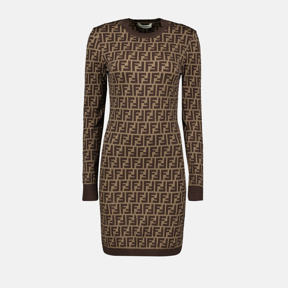 Monogram Knit Bodycon Dress