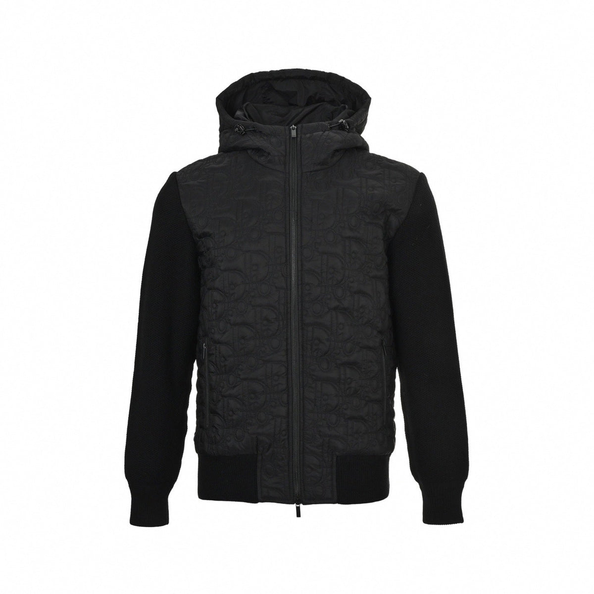 Oblique Quilted Hybrid Hoodie