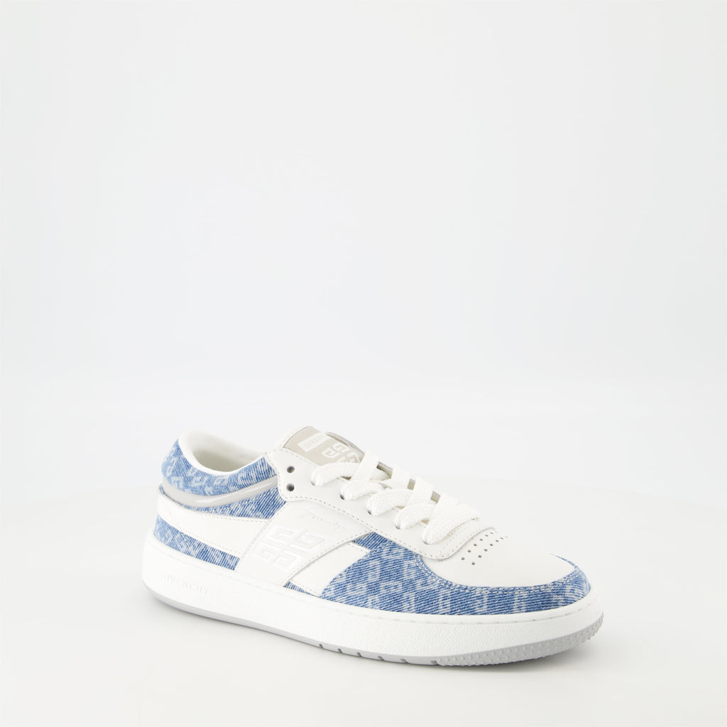 Denim Panel Sneakers