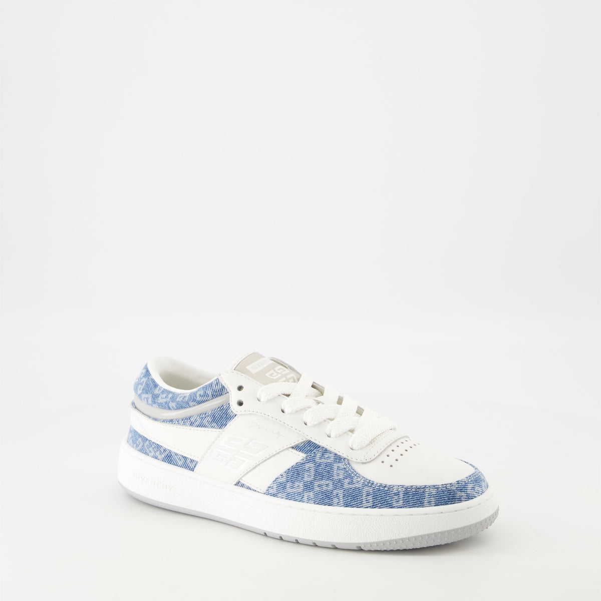 Denim Panel Sneakers
