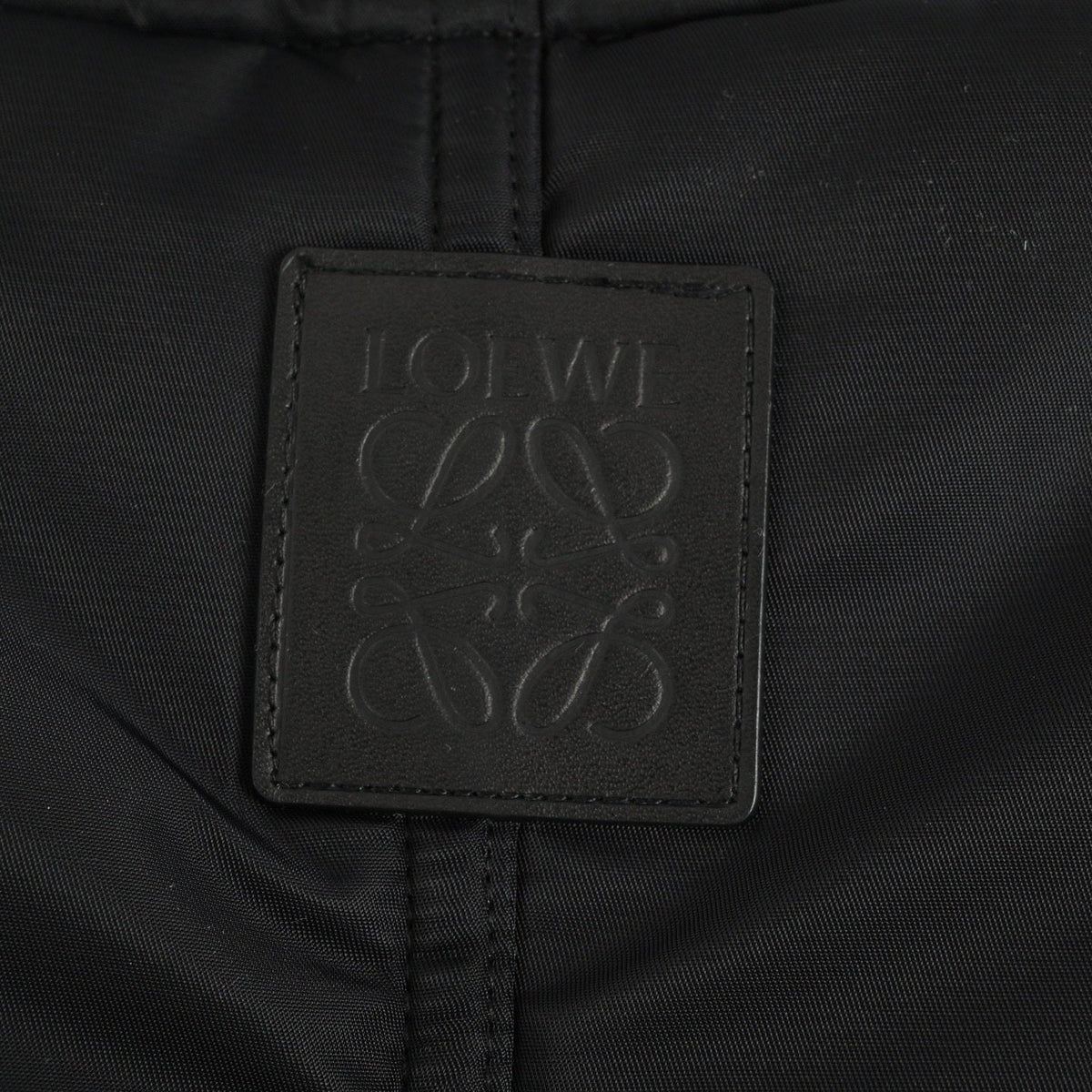 Black Nylon Bomber Jacket