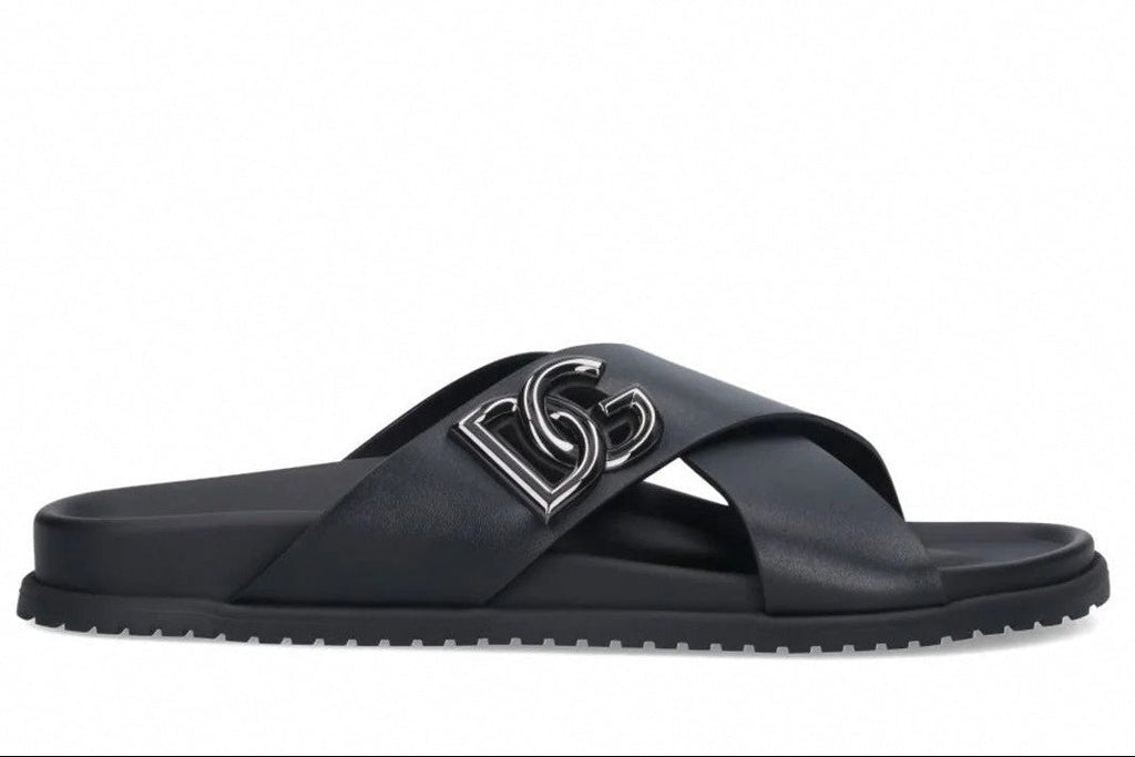 DG Logo Plaque Sandals