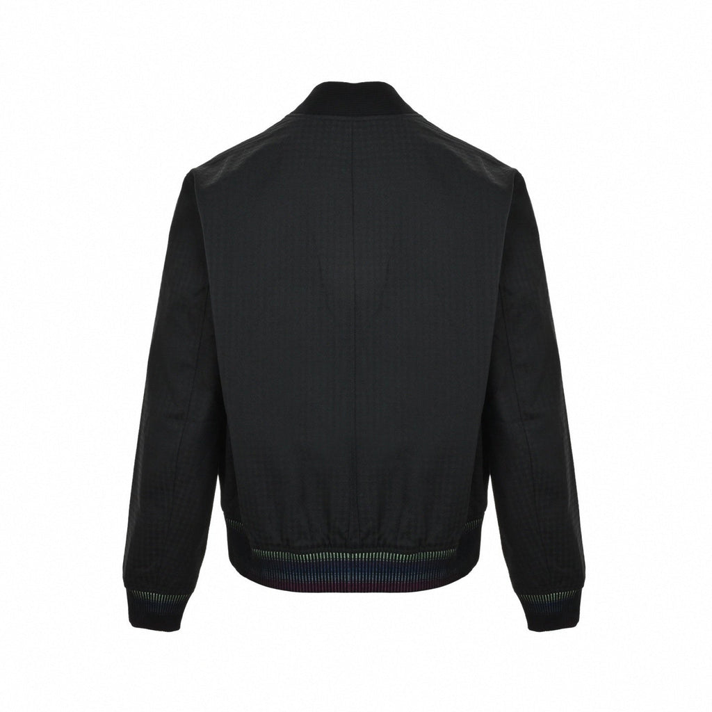 Gradient Cuff Wool-Blend Evening Cardigan