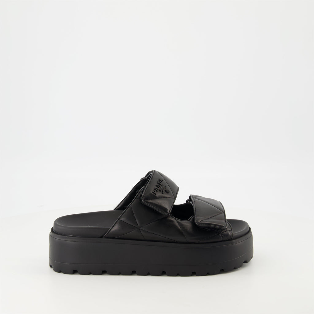 Quilted Platform Sandals