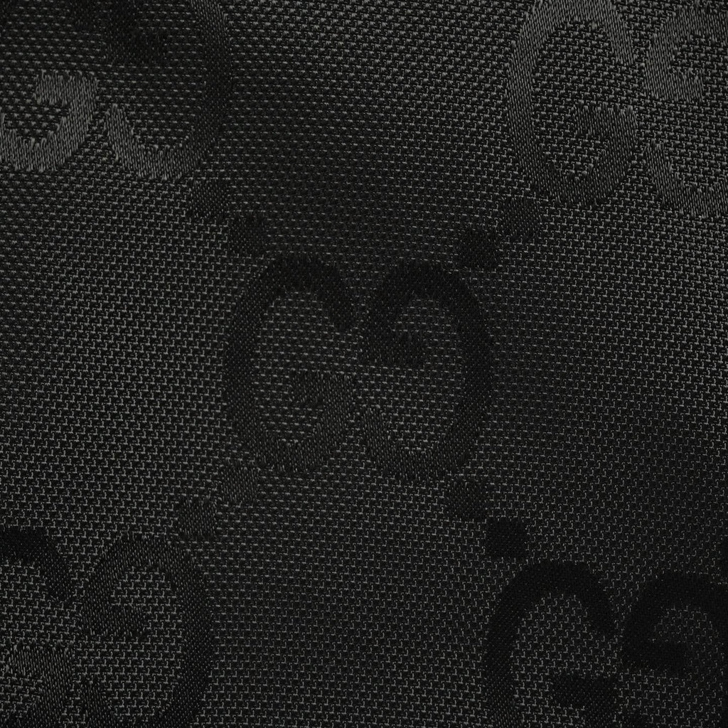 Black GG Monogram Padded Bomber Jacket