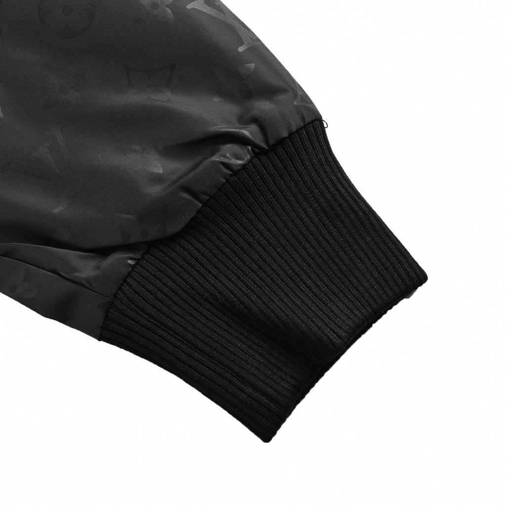 Monogram Hooded Windbreaker – Black Technical Edition