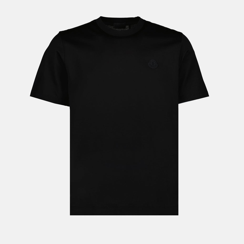 Black Vertical Logo T-Shirt