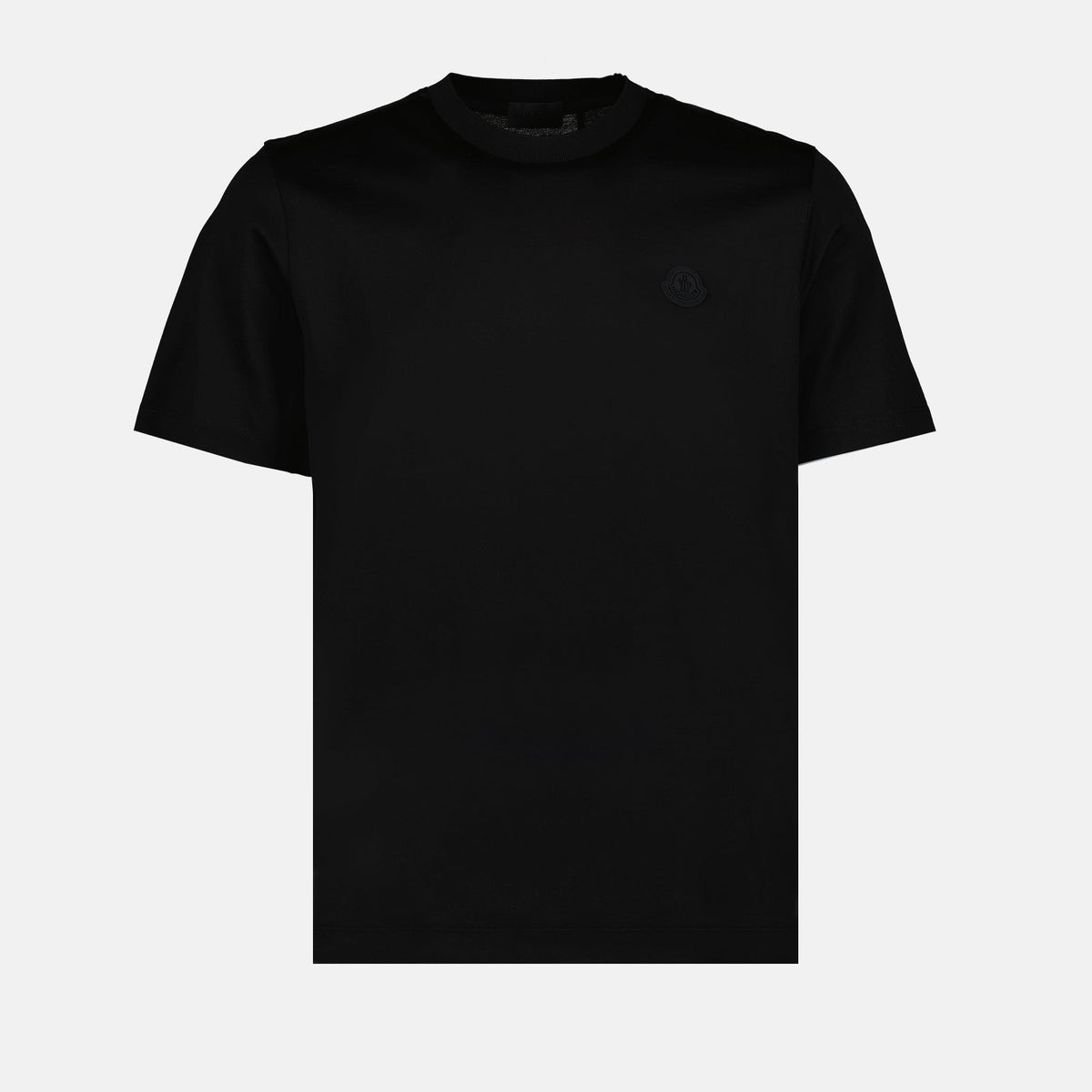 Black Vertical Logo T-Shirt