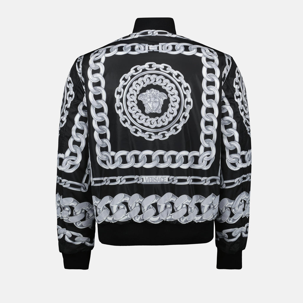 Reversible bomber jacket