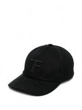 Canvas Baseball Cap with Tonal TF Embroidery