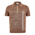 Men's Knitted Short Sleeve Polo Shirt
