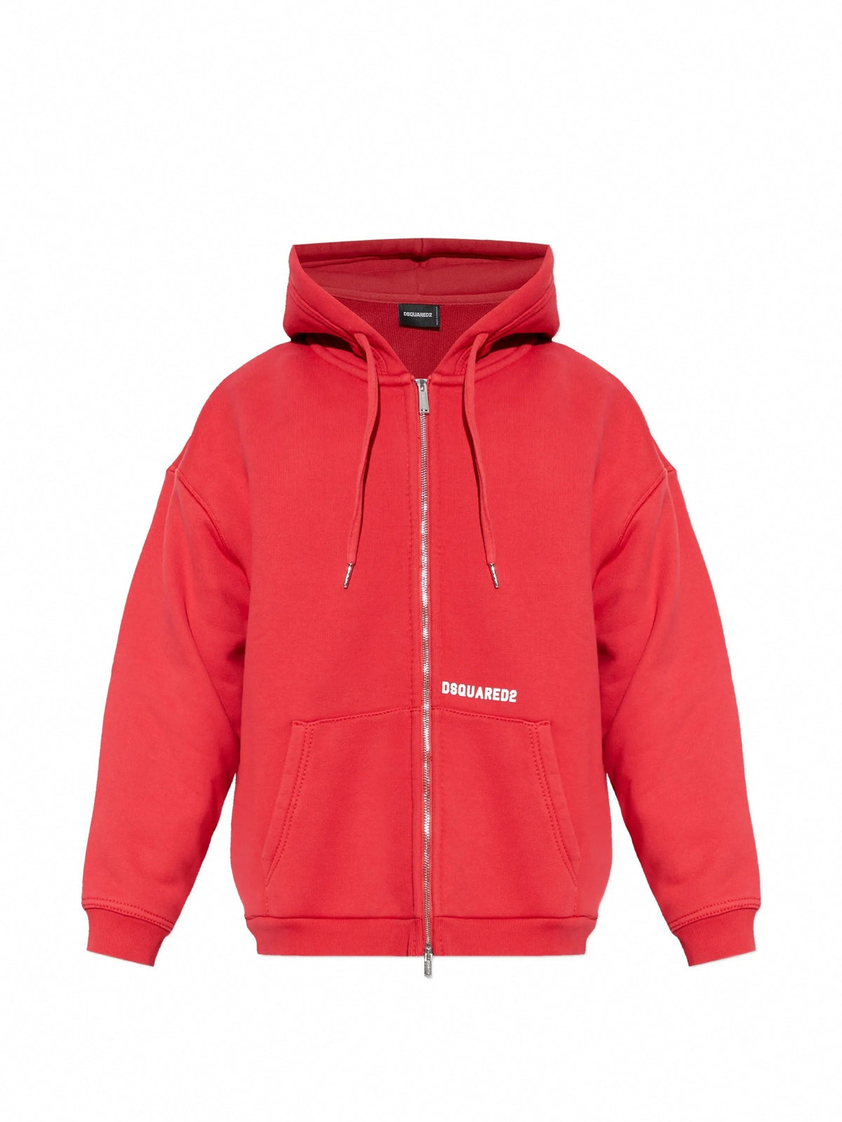 Logo-Embroidered Zip-Up Hoodie