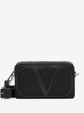 Crossbody Bag with Leather VLogo