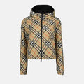 Vintage Check Hooded Jacket