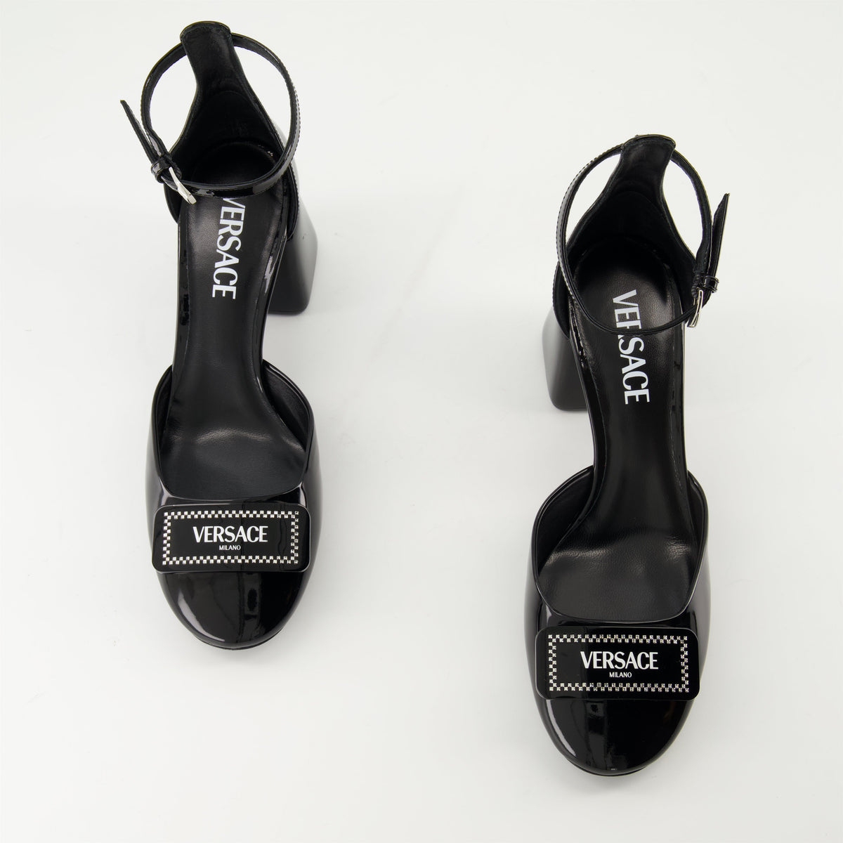 Ankle-Strap Block Heel Sandals