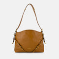 Voyou Brown Leather Shoulder Bag