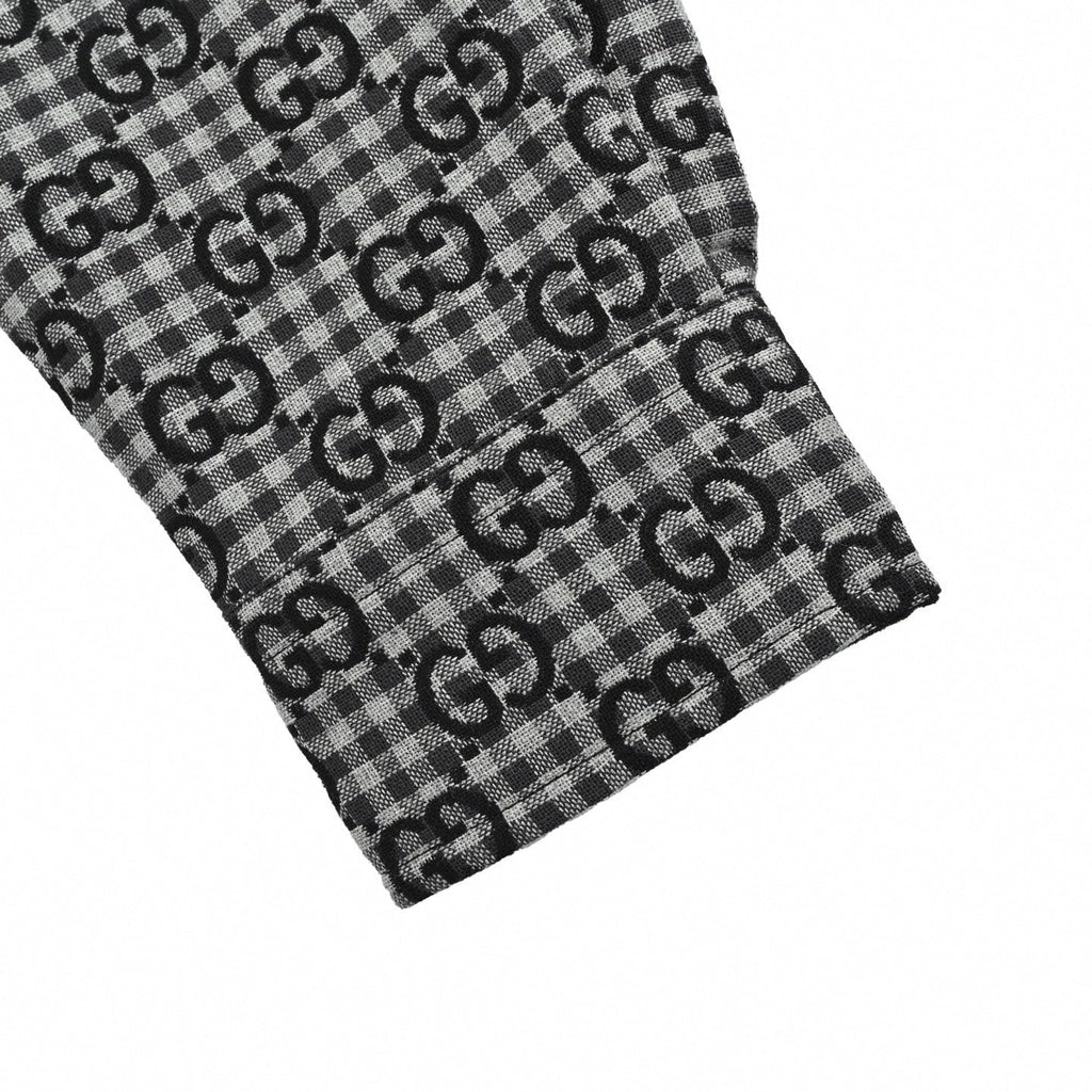 GG Gingham Check Flannel Shirt