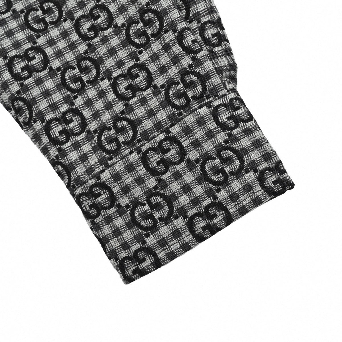 GG Gingham Check Flannel Shirt