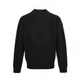 Versace Medusa Cable-Knit Crew-Neck Sweater