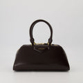 Mini Antigona Top Handle Bag – Dark Brown