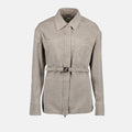 Overshirt in Stone Beige