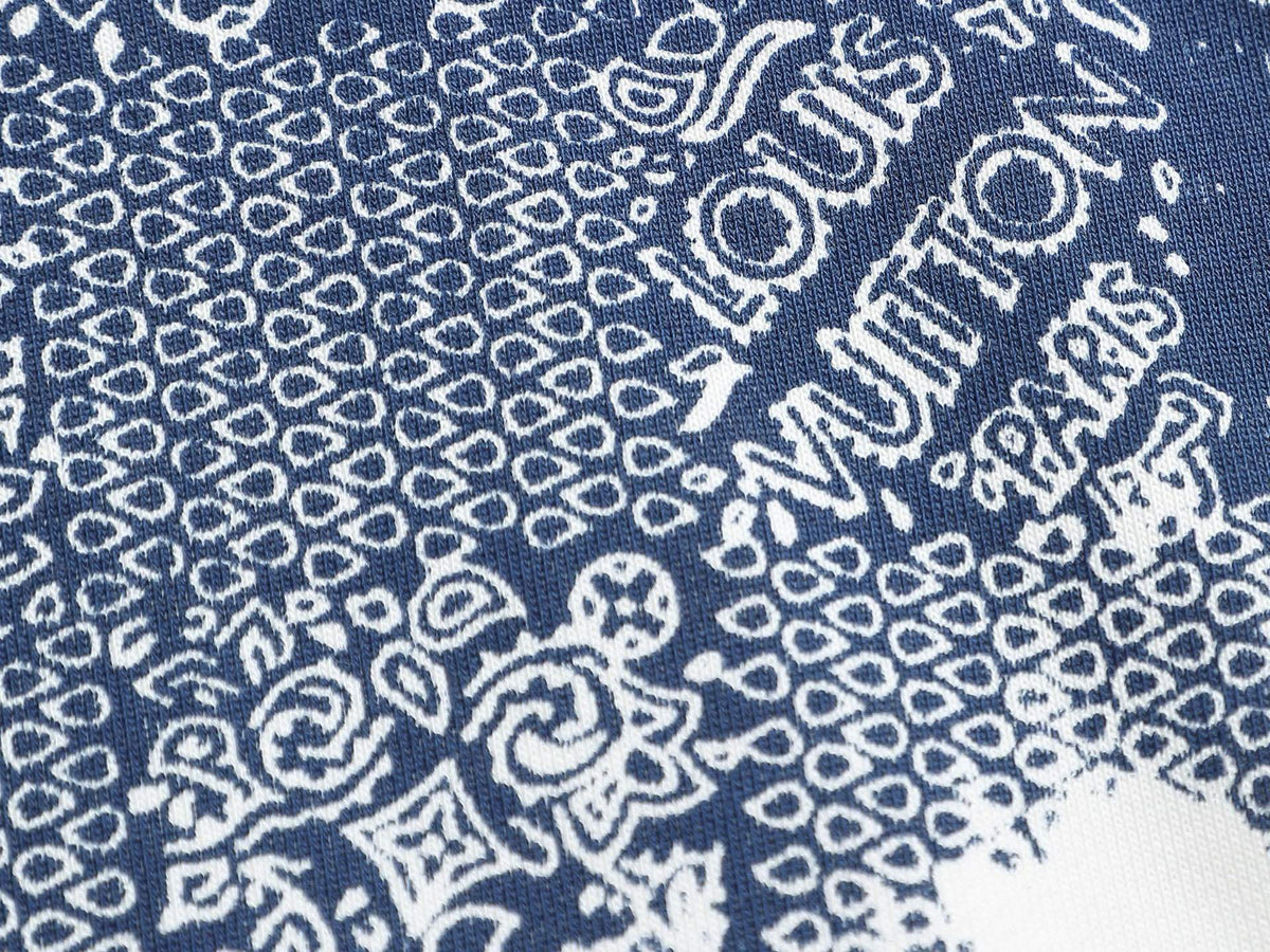 LV White Monogram Bandana Print Sweatshirt