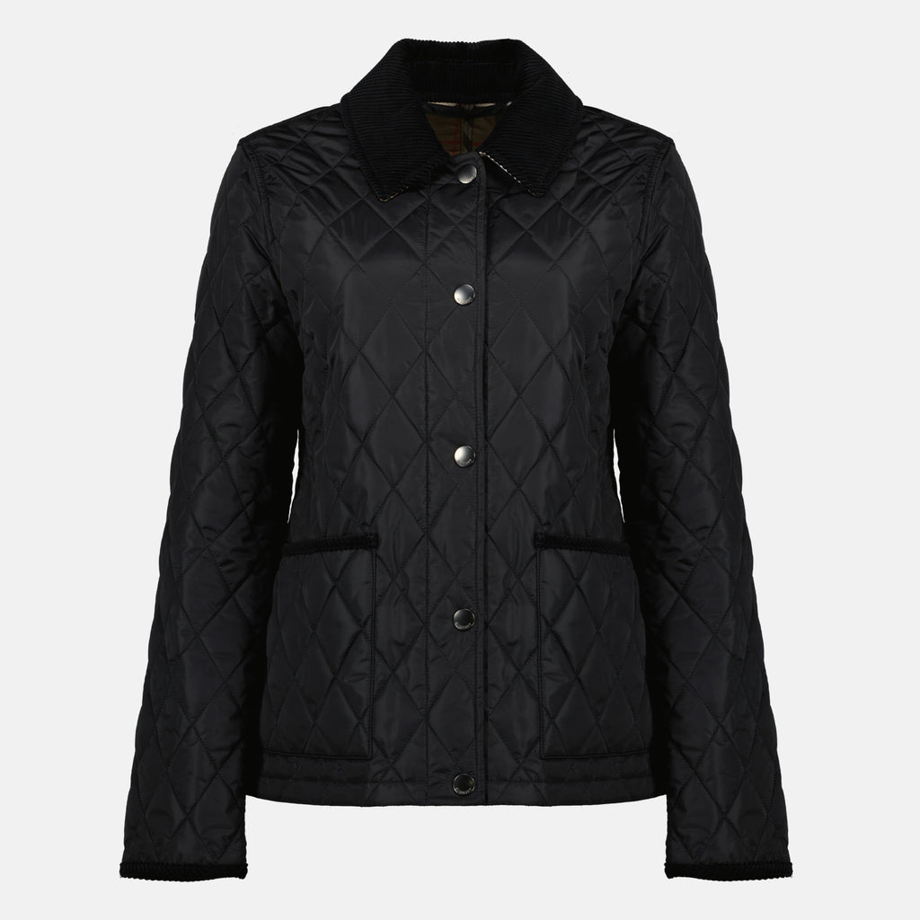 Quilted Jacket-Black