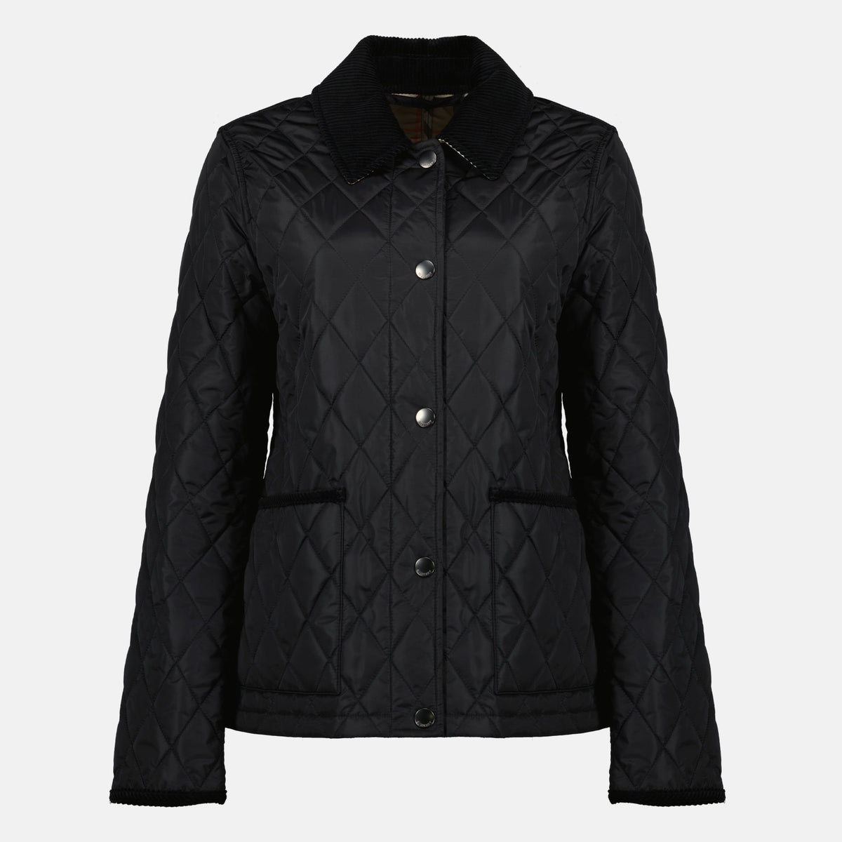 Quilted Jacket-Black