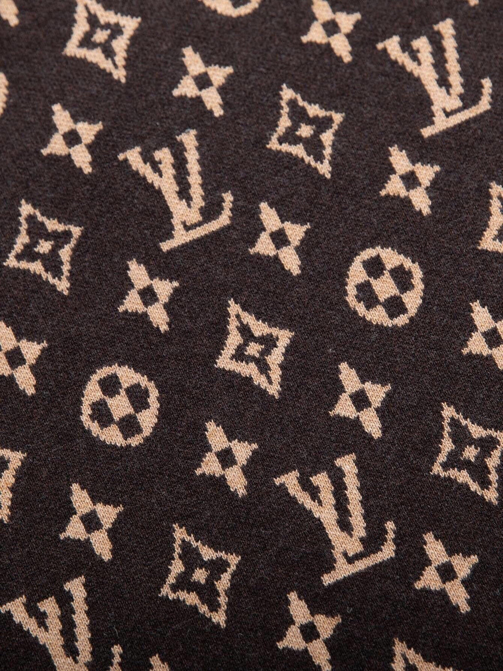 Monogram Signature Wool Jumper - Brown