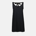 Sleeveless Ribbon-Tie Shift Dress
