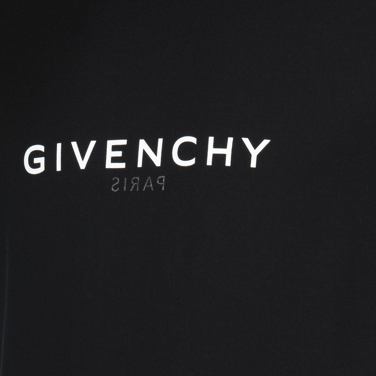 Black Logo Cotton T-Shirt