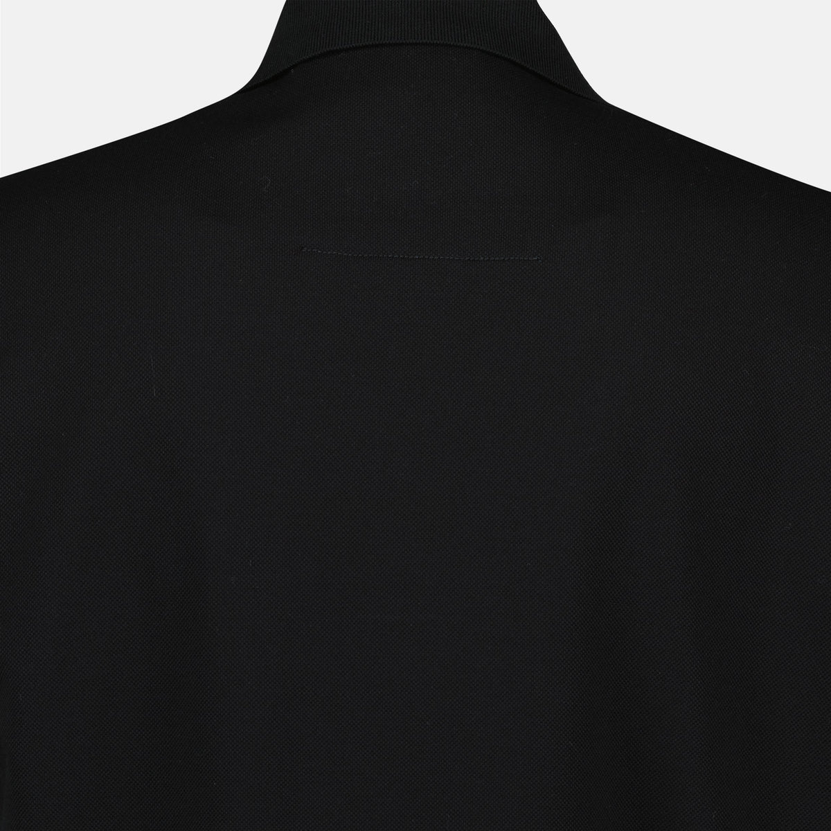Givenchy Black Minimalist Polo Shirt with Signature Logo