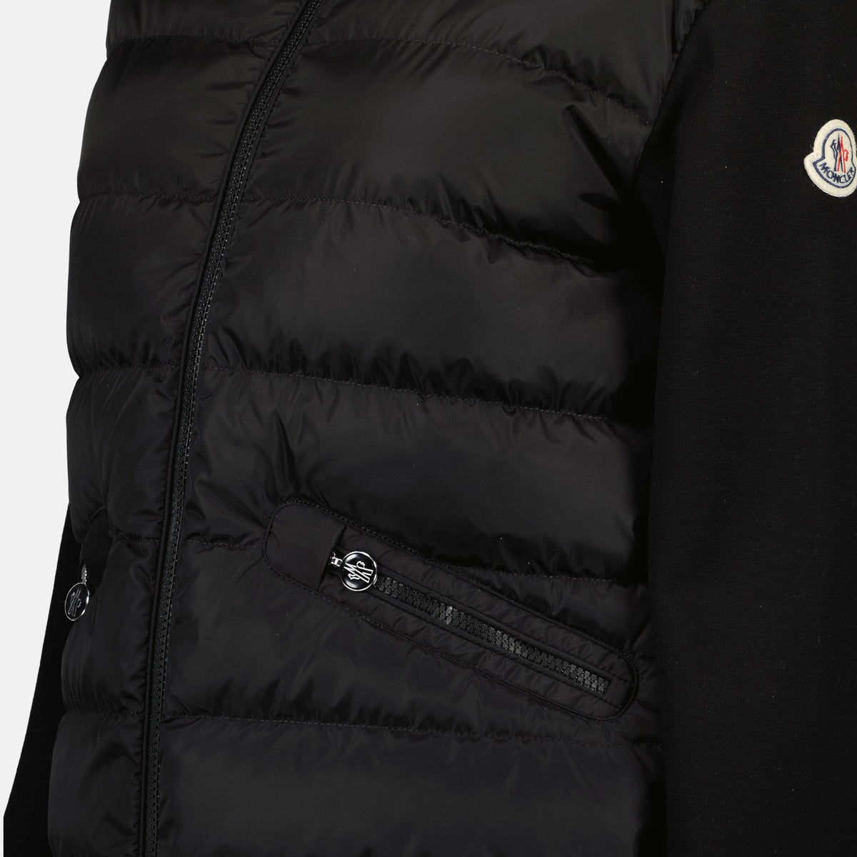 Hybrid Puffer Knit Jacket
