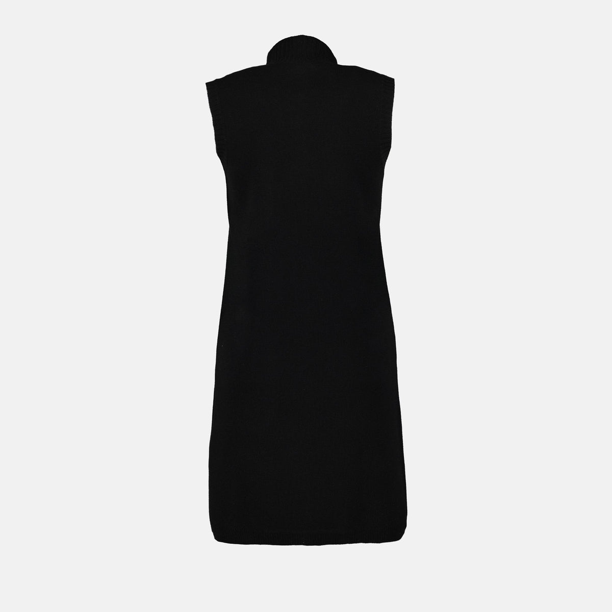 Medusa Button Knit Sleeveless Dress
