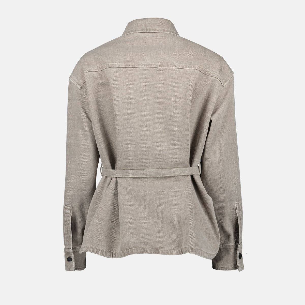 Overshirt in Stone Beige