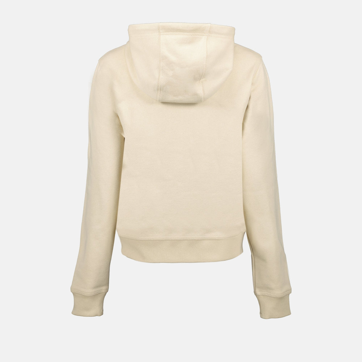 Check Detail Zip-Up Hoodie