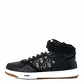 B27 Mid-Top Sneaker — Black Oblique