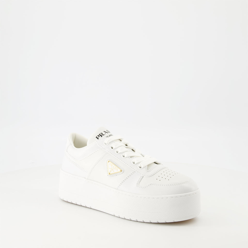 All-White Platform Sneakers