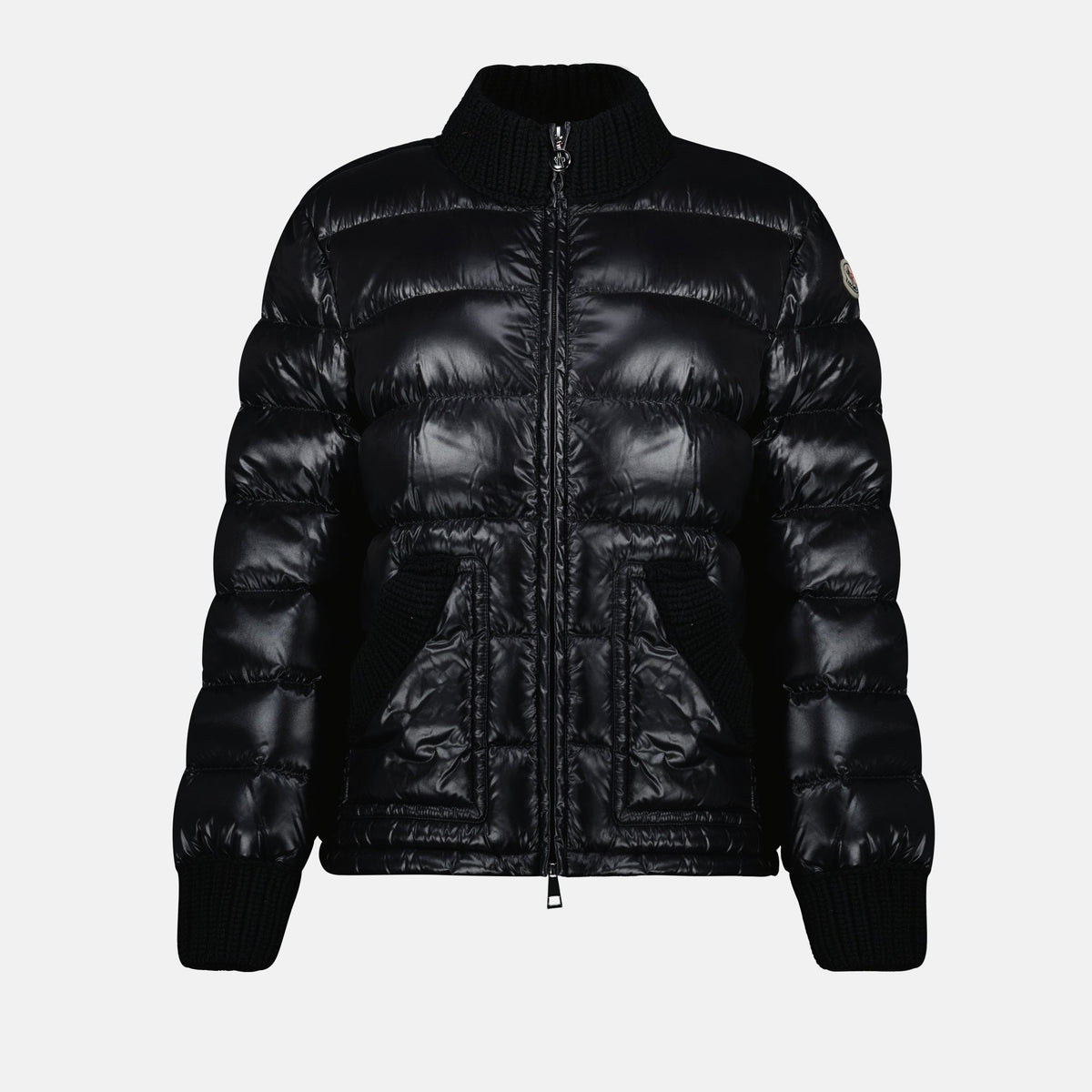 Glossy Quilted Puffer Jacket