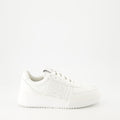 White Monogram Sneakers